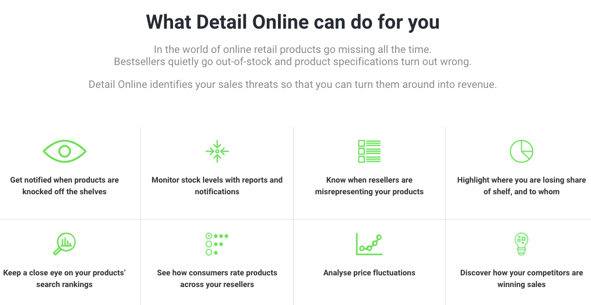 CheckoutSmart digital shelf provider DetailOnline